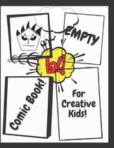 Empty Comic Book For Creative Kids