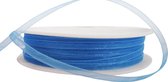 Organza Lint 3mm (0,3cm) Baby Blauw | Smal Lint | Luxe Kwaliteit | Cadeau Lint | Geboorte Lint | Bruiloft Lint | XL Rol: 50 Meter