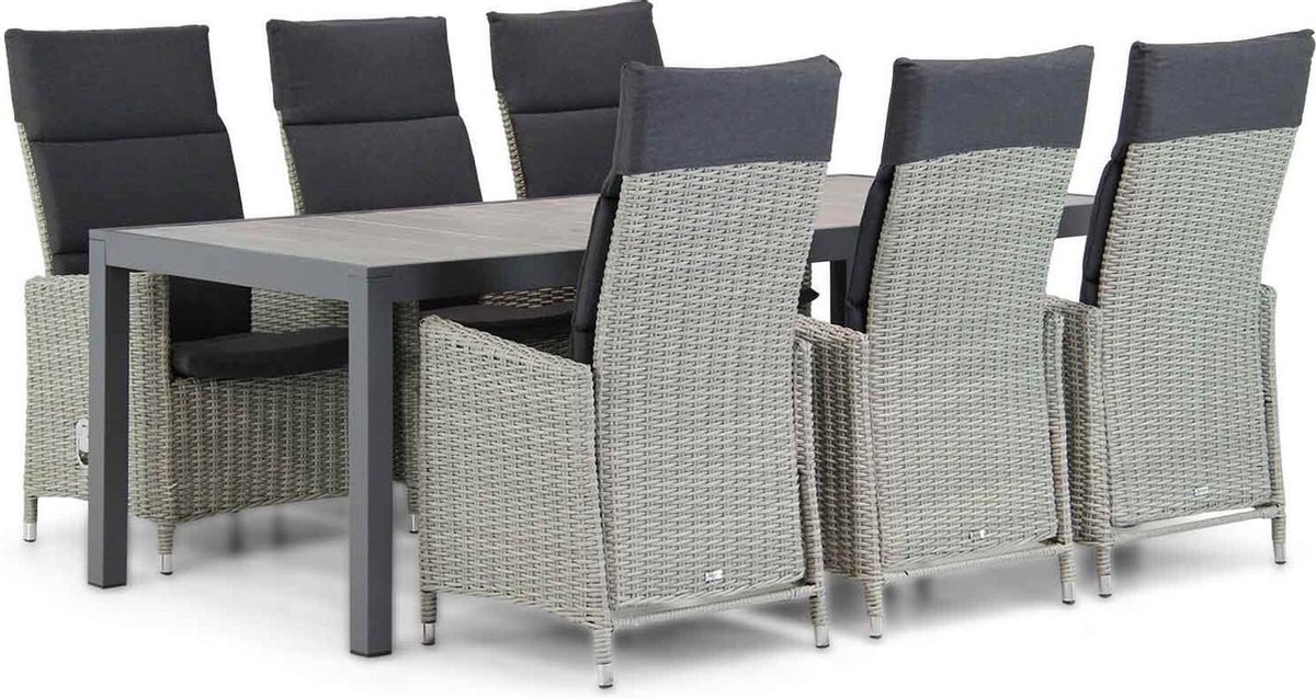 Garden Collections Madera/Residence 220 cm dining tuinset 7-delig