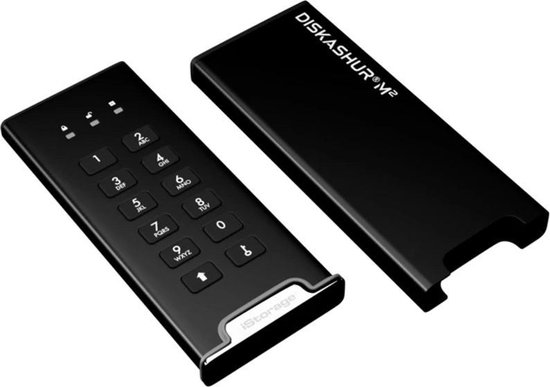 iStorage diskAshur M2 - externe harde schijf - M2 SSD - 240 GB - USB - 256-bit - Zwart van Merkloos — afbeelding 5