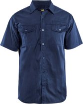 Blåkläder 3296-1190 Chemise à manches courtes Bleu marine taille L