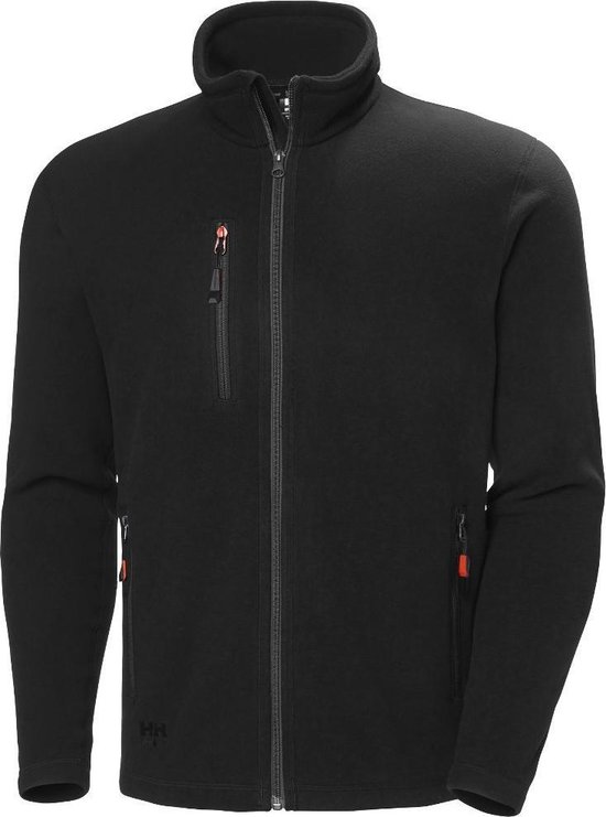 Foto: Helly hansen oxford fleece jacket 72026 mannen zwart l