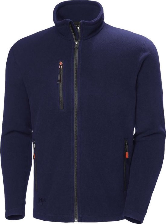 Foto: Helly hansen oxford light fleece jacket 72097 mannen marine blauw m