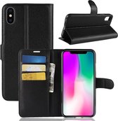 iPhone XR wallet / portemonnee case hoesje - zwart