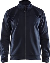 Blaklader Service sweatshirt met rits 3362-2526 - Donker marineblauw/Zwart - XL