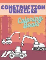 Construction Vehicles Coloring Book