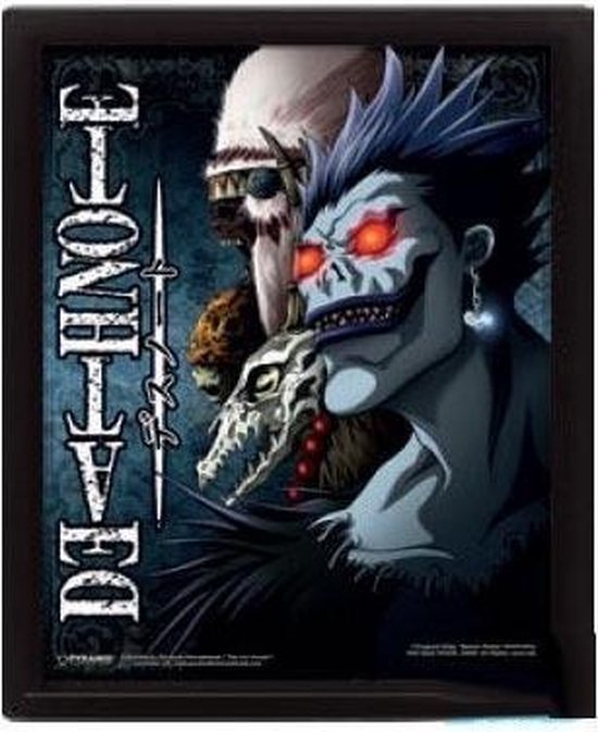 Death Note - Shinigami 3D Lenticular Poster 28,7 x 23,5cm