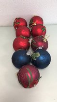 Grote kerstballen - 9 stuks