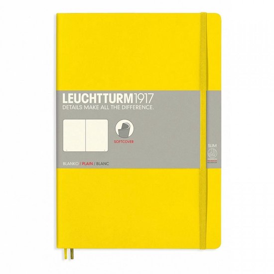 Leuchtturm1917 Notitieboek Composition B5 - Softcover - Blanco - Lemon