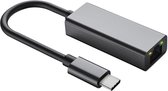 TOJ USB Type C Ethernet Adapter RJ45 1000Mbps - Gigabit - USBC Hub - Spacegrey