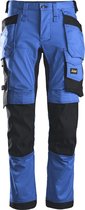 Snickers 6241 AllroundWork, Stretch Werkbroek met Holsterzakken - Kobalt blauw/Zwart - 104