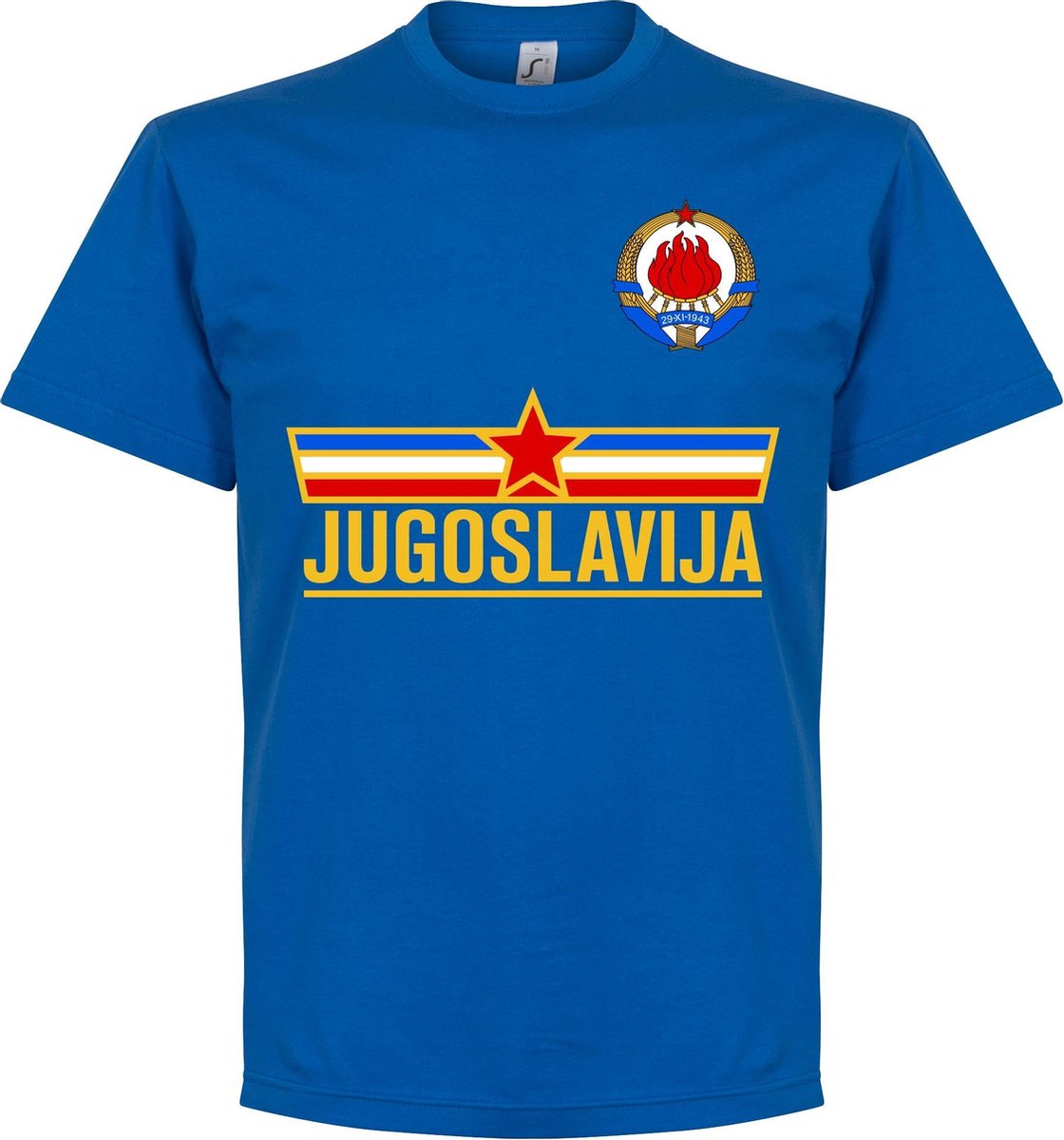 1120x1200.jpg Joegoslavië Team T-Shirt - Kinderen - 152 - Afbeelding 1