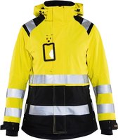 Blåkläder 4904-1987 Dames Shell jack High Vis Geel/Zwart maat S