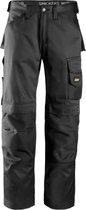 Pantalon de travail Snickers DuraTwill - avec poches holster - Gris / Noir - Taille 50