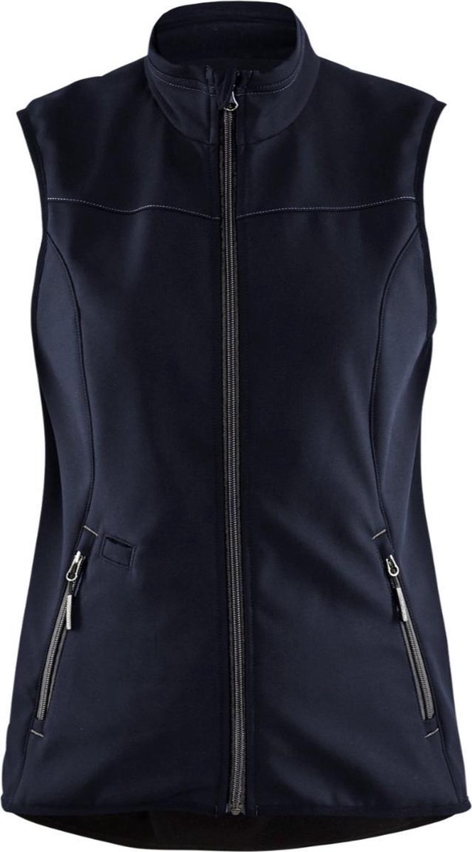 Blaklader 3851 Dames Softshell Bodywarmer Donkerblauw/Zwart
