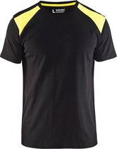 Blaklader T-shirt bi-colour 3379-1042 - Zwart/High Vis Geel - XXXL