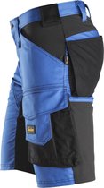 Snickers Workwear Snickers 6143 Korte Werkbroek Stretch AllroundWork Blauw/Zwart