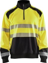 Blaklader 3556 Reflecterende Werksweater Geel/Zwart