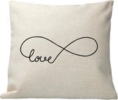 Kussensloop - Polylinnen - Endless love - Liefde