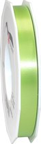 1x XL Hobby/decoratie lime groen satijnen sierlinten 1,5 cm/15 mm x 91 meter- Luxe kwaliteit - Cadeaulint satijnlint/ribbon