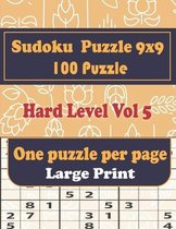 100 Sudoku Puzzle 9x9 - One puzzle per page