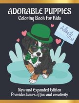 Adorable Puppies coloring book for kids
