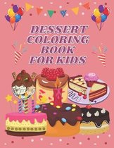 Dessert coloring book for kids