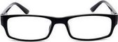 3x leesbrillen +2.0 Dpt Zwart Unisex dames/heren