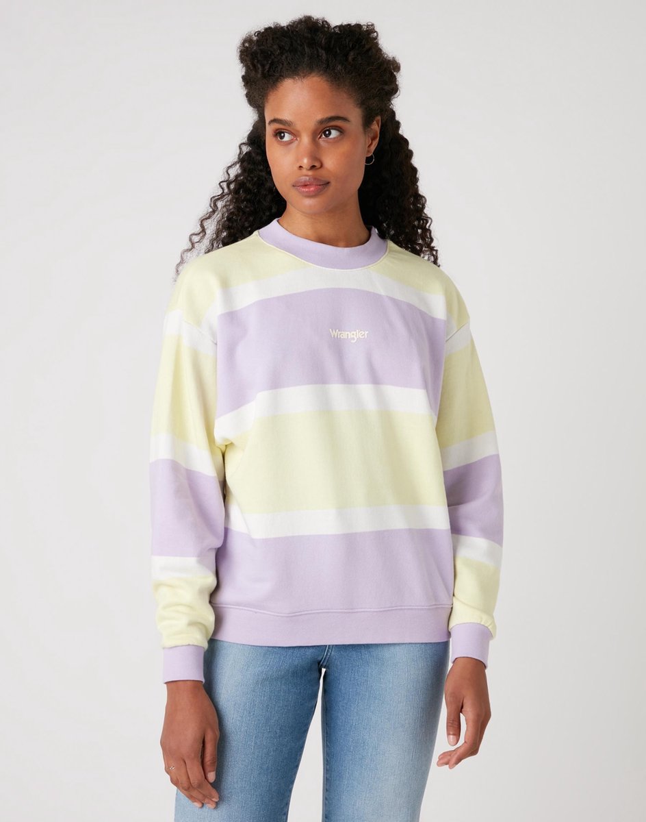 Wrangler RETRO SWEAT PASTEL VIOLET Vrouwen Paars