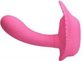Vibrators voor Vrouwen Dildo Sex Toys Erothiek Luchtdruk Vibrator - Seksspeeltjes - Clitoris Stimulator - Magic Wand - 10 standen - Rood - Flirtation®