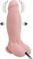Inflatable en vibrating realistische dildo - dildo vibrator - dildo vrouwen - dildo mannen - dildo anaal - dildo xxl  18.8 cm