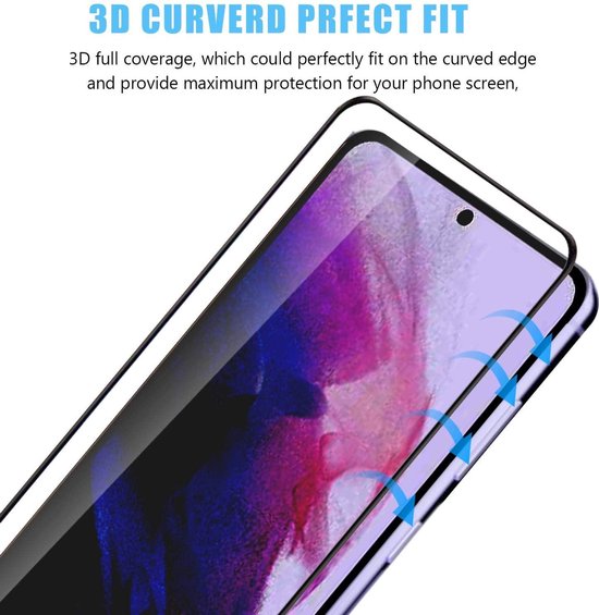 Lot de 3 Protections écran bord à bord pour Samsung Galaxy S21 FE e