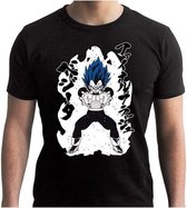 Dragon Ball Super - Tshirt Royal Blue Vegeta Man Ss Black - New Fit