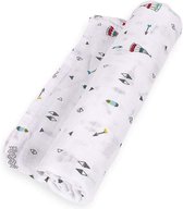 Interbaby Wikkeldeken Tipi Junior 120 X 120 Cm Katoen Wit