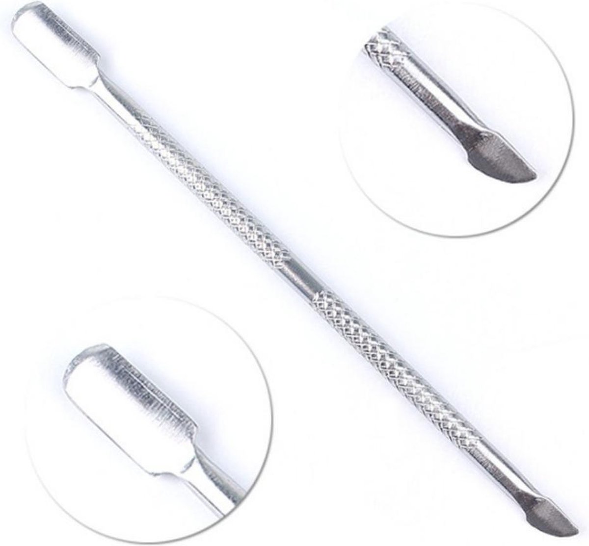 Goedkoopste Bokkepoot - nagelriem - cuticle pusher - bokkenpootje - metaal - Nagelriemverwijderaar - nagelriem knipper - duwer - mesje - vellentang - trimmer - bokkepoot - schaartje