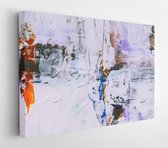 Onlinecanvas - Schilderij - Multicolored Fluid Abstract Painting Art Horizontal Horizontal - Multicolor - 60 X 80 Cm