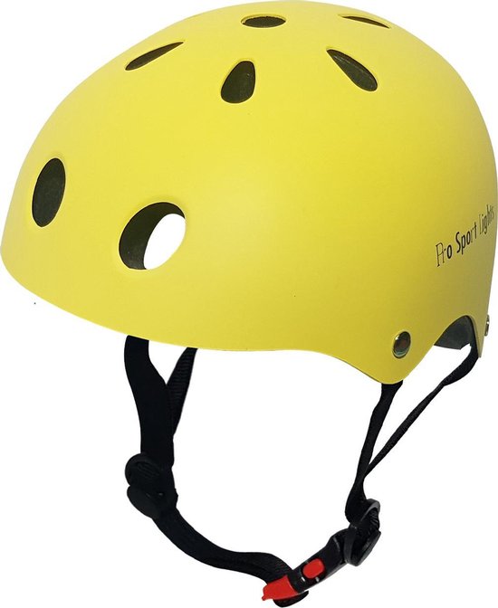 Kinderfietshelm Geel  - 53-60 cm Medium Skate helm kinderhelm