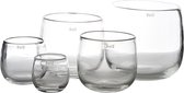 Dutz - design vaas - Pot transparant - glas-  mondgeblazen - h 6 cm
