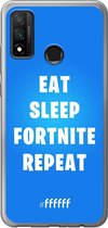 6F hoesje - geschikt voor Huawei P Smart (2020) -  Transparant TPU Case - Fortnite - Eat Sleep Fortnite Repeat #ffffff