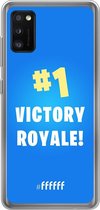 6F hoesje - geschikt voor Samsung Galaxy A41 - Transparant TPU Case - Battle Royale - Victory Royale #ffffff