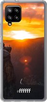 6F hoesje - geschikt voor Samsung Galaxy A42 -  Transparant TPU Case - Rock Formation Sunset #ffffff