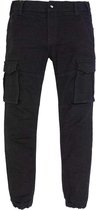 SA1NT Aviator Cargo-Zwart-Taille 28 / Lengte 33