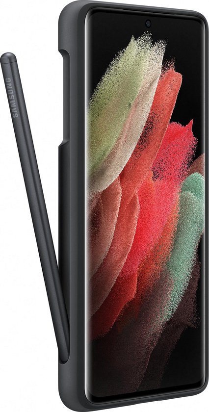 Bol Com Samsung Silicone Hoesje Met S Pen Samsung S21 Ultra Zwart