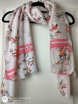 Dames sjaal Anita roze