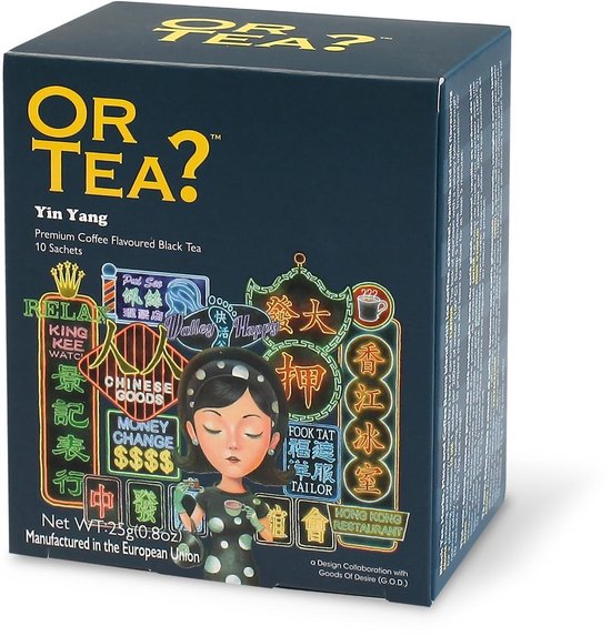 Or Tea? Yin Yang - 10 builtjes espresso touch coffee thee met koffiesmaak heerlijk