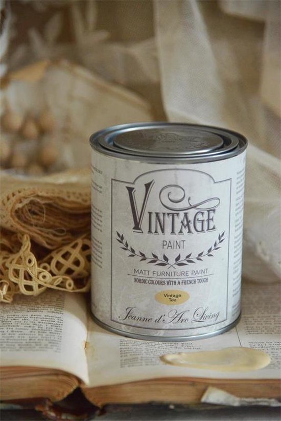 Krijtverf - Vintage Paint - Jeanne d'Arc Living - 'Vintage Tea' | bol.com