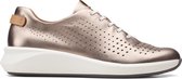 Clarks Un Rio Tie Dames Sneakers - Gold Metallic - Maat 38