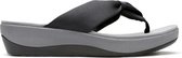 Clarks Arla Glison Dames Slippers - Black Textile - Maat 42