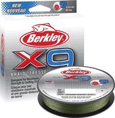 Berkley X9 Braid Low Visual Green - 9.0kg - 0.10mm - 150m - Groen
