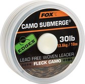 Fox Edges Submerge Camouflage Lead Free Woven Leader - 30lb - 10m - Camouflage